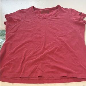 Ruffhewn Large Red Short Sleeve Crewneck Basic T Shirt